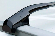 Honda HR-V 2014-2021 Dachträger Quertraversen für integrierte Reling OEM (2 Stk.) Schwarz Foto 16