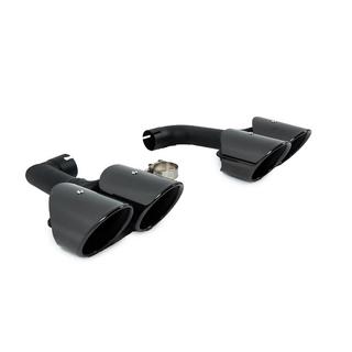 Auspuffendrohrblenden Black im X3M F97 Style (V2) Foto 4