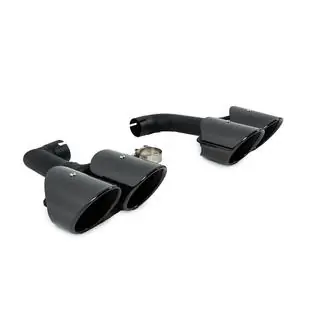 Schwarze Auspuffblenden im X4M F98 Style (V2) Foto 4