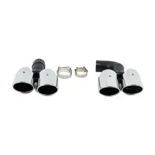 Auspuffendrohre Silver im X4M F98 Style (V1) Foto 1