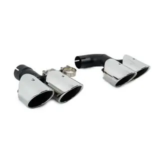 Auspuffendrohre Silver im X4M F98 Style (V1) Foto 3