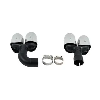 Auspuffendrohre Silver im X4M F98 Style (V1) Foto 4