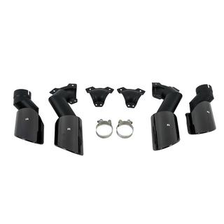 Auspuffendrohrblenden V2 Black im X5M F95 Style BMW X5 G05 2019–2026 Foto 2