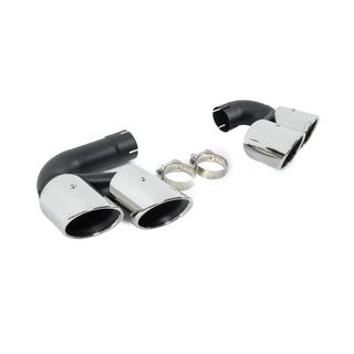 Auspuffendrohre V1 Silver im X6M F96 Style Foto 4