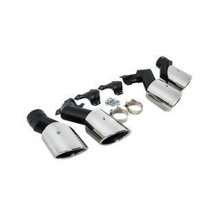 Auspuffblenden V2 Silver im X6M F96 Style Foto 4