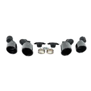 Auspuffendrohre V2 Black im X6M F96-Style Foto 1