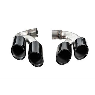Auspuffblenden V3 Black im X6M F96 Style Foto 1
