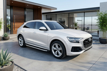 Audi Q8 2018- Maya V2 Seitliche Trittbretter (2 Stk., Aluminium) Foto 3