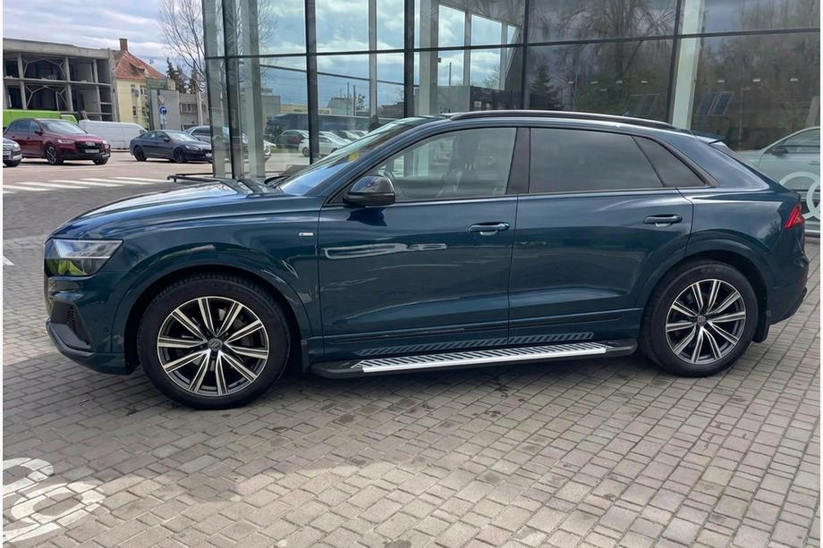 Audi Q8 2018- Seitliche Trittbretter Line (2 Stk., Aluminium) Image