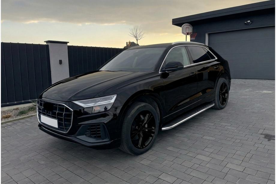 Audi Q8 2018- Trittbretter Maydos V1 (2 Stk., Aluminium & Edelstahl) Image