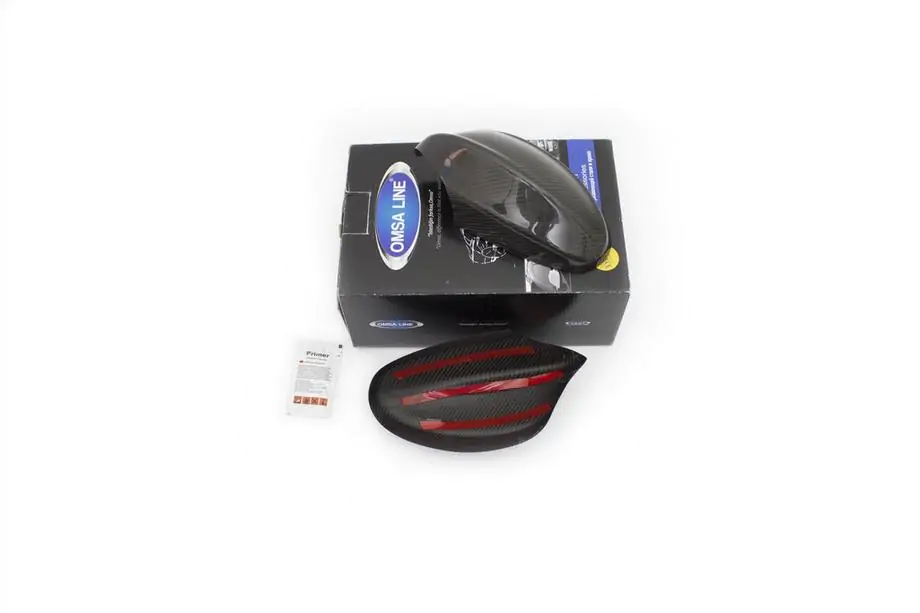 BMW 3 Series E90/E91 2005-2011 Spiegelabdeckungen 2005-2008 (2 Stk., Echtcarbon) Foto 4