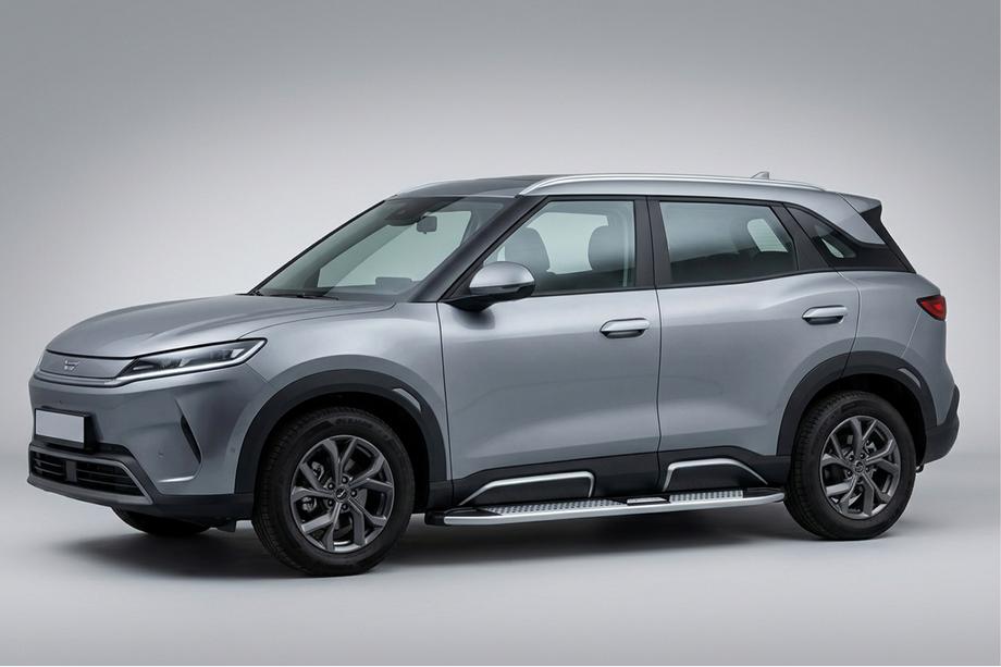 BYD Atto 2/Yuan Up 2024– Seitenschweller Mevsim Grey (2 Stk., Aluminium) Image