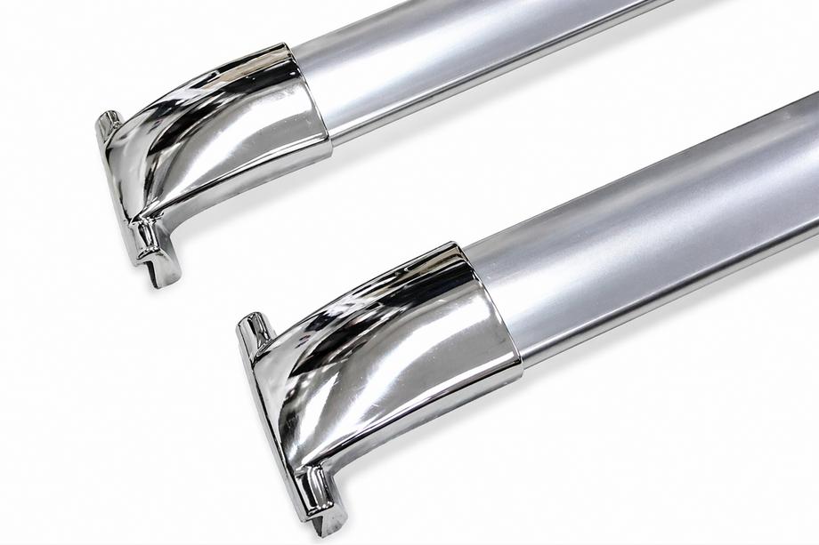 Lexus LX570/450d 2008-2022 Dachträger Quertraversen für integrierte Reling OEM (2 Stk.) Chrom Foto 4