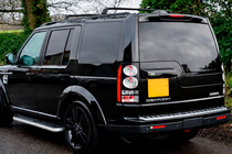 Land Rover Discovery III 2004–2009 Dachträger Quertraversen für integrierte Reling OEM (2 Stk.) Schwarz Foto 2