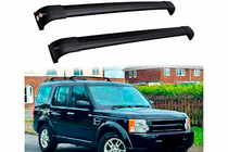 Land Rover Discovery IV 2009-2017 Dachträger Quertraversen für integrierte Reling OEM (2 Stk.) Schwarz Foto 5