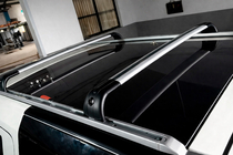 Land Rover Discovery IV 2009-2017 Dachträger Quertraversen für integrierte Reling OEM (2 Stk.) Schwarz Foto 1