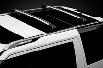 Land Rover Discovery IV 2009-2017 Dachträger Quertraversen für integrierte Reling OEM (2 Stk.) Schwarz Foto 3
