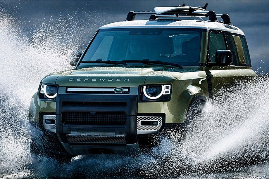 Land Rover Defender 2019- Dachträger Quertraversen für integrierte Reling OEM (2 Stk.) Image