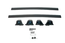 Toyota Yaris/Yaris Cross (XP210) 2020- Dachträger Quertraversen für integrierte Reling OEM (2 Stk.) Schwarz Foto 3