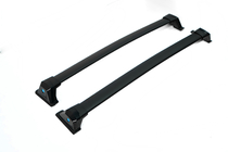 Toyota Yaris/Yaris Cross (XP210) 2020- Dachträger Quertraversen für integrierte Reling OEM (2 Stk.) Schwarz Foto 5