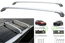 Toyota Highlander 2013-2019 Dachträger Quertraversen für integrierte Reling OEM (2 Stk.) Grau Foto 9