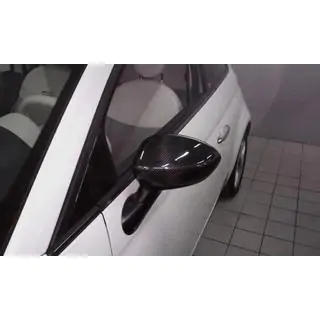 Spiegelabdeckungen 2007-2015 (2 Stk., Echtcarbon) Fiat 500/500L 2013-2022 Foto 4