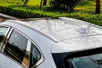 Mazda CX-5 2017–2025 OEM integrierte Dachreling (2 Stk.) Schwarz Foto 1