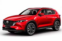 Mazda CX-5 2017–2025 OEM integrierte Dachreling (2 Stk.) Schwarz Foto 13
