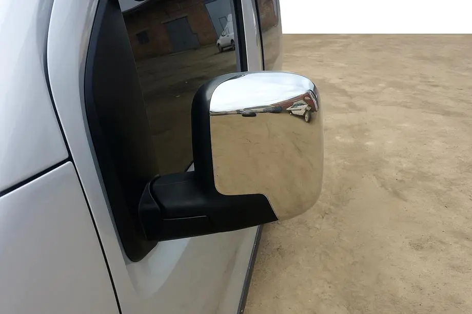 Peugeot Bipper 2008-2017 Spiegelabdeckungen Kappen (2 Stk, Edelstahl) Image