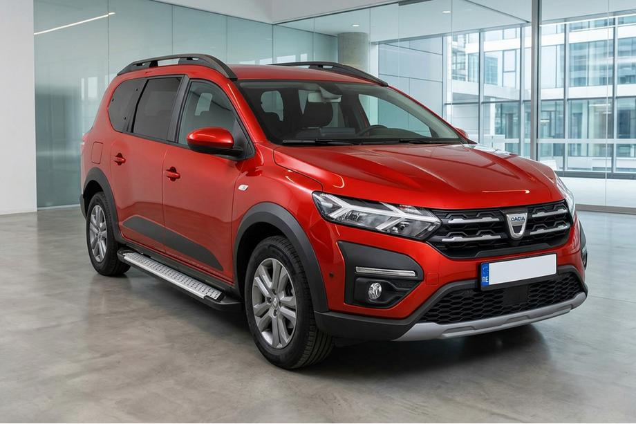 Dacia Jogger 2022- Seitliche Trittbretter Allmond Grey (2 Stk., Aluminium) Image