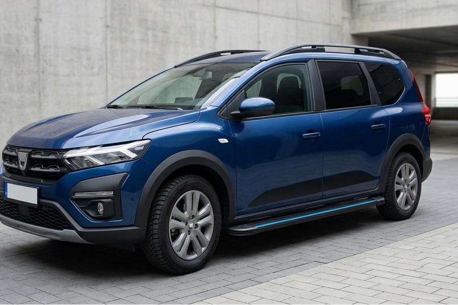 Dacia Jogger 2022- Trittbretter Maya Blue (2 Stk., Aluminium) Image