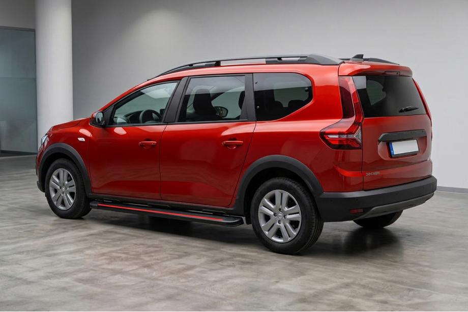 Dacia Jogger 2022- Seitliche Trittbretter Maya Red (2 Stk., Aluminium) Image