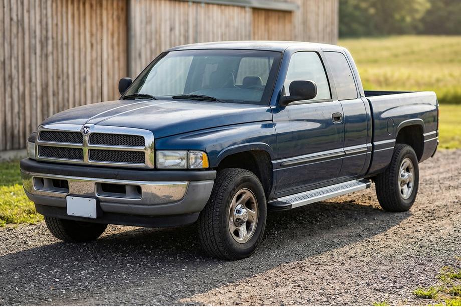Dodge RAM (BR/BE) 1994–2002 Seitliche Trittbretter Maya V2 (Set, Aluminium) Foto 1
