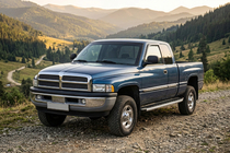 Dodge RAM (BR/BE) 1994–2002 Seitentrittbretter Fullmond (2 Stk., Aluminium) Foto 1