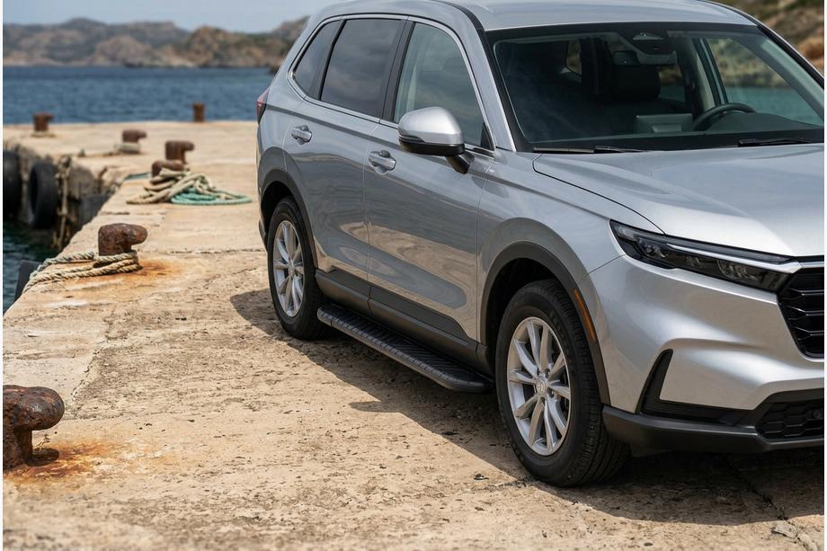 Honda CRV 2022- Seitliche Trittbretter Bosphorus Black (2 Stk., Aluminium) Image