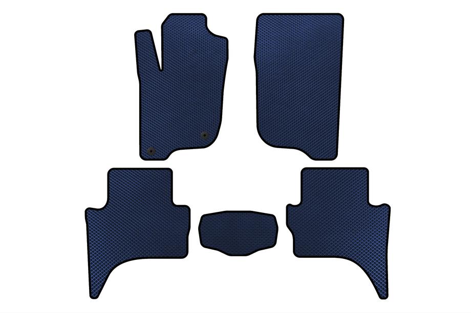 Mitsubishi L200 2015-2024 EVA-Fußmatten (Short base, Blau) Image