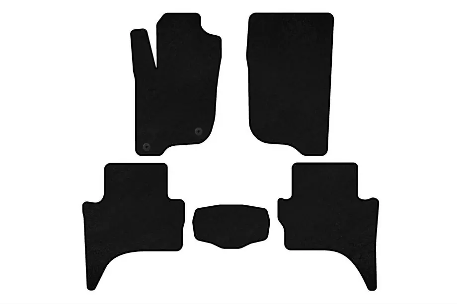 Mitsubishi L200 2015-2024 Textil-Fußmatten Classic (Short base, schwarz) Image