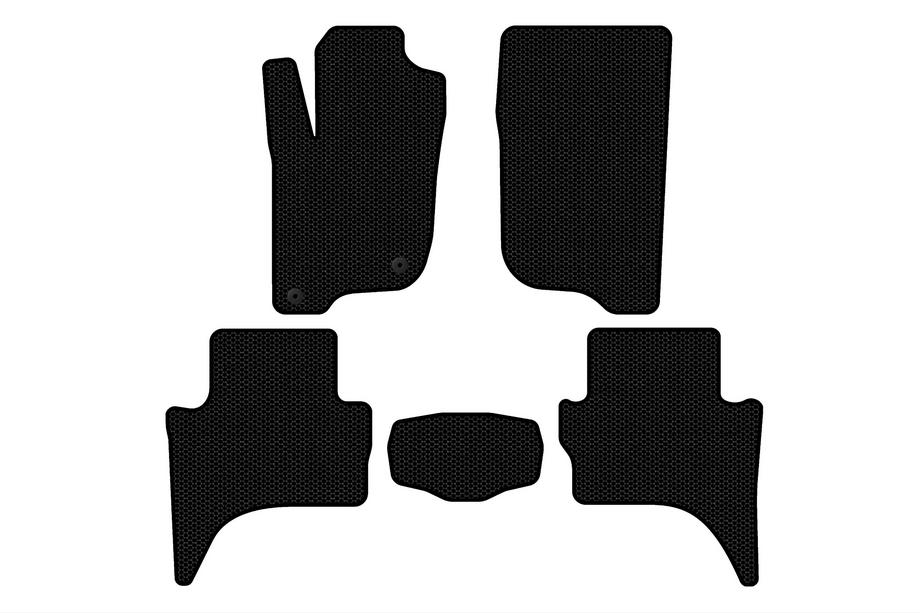 Mitsubishi L200 2015-2024 Carsuit Gummimatten (Short base, Schwarz) Foto 1