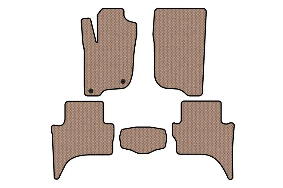 Mitsubishi L200 2015-2024 Gummifußmatten Carsuit (Short base, Beige) Image
