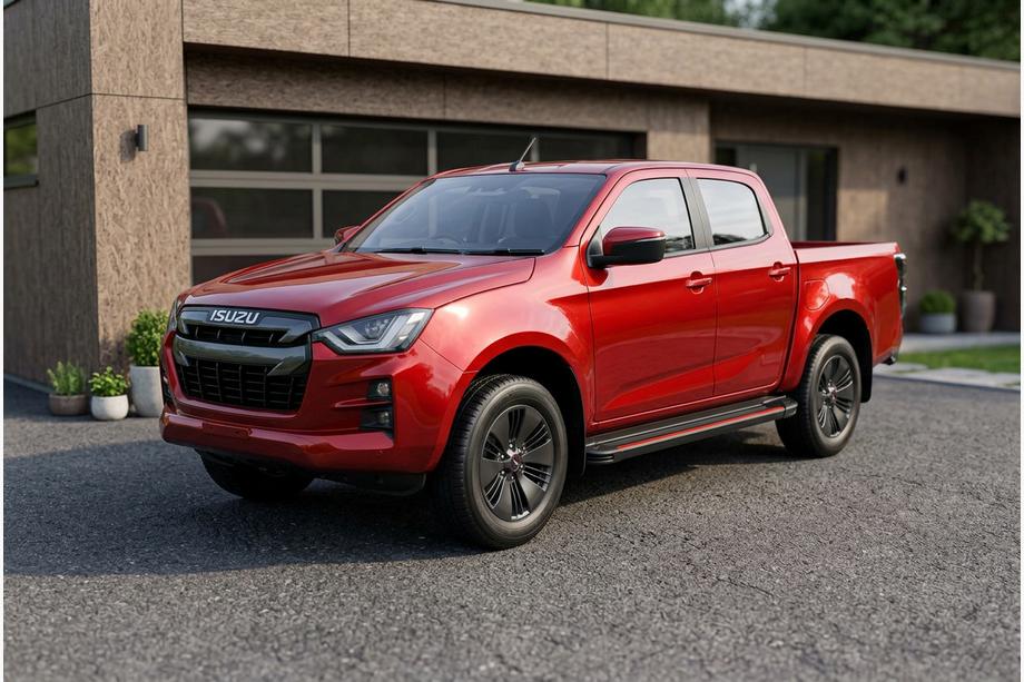 Isuzu D-Max 2019- Seitliche Trittbretter Maya Red (2 Stk., Aluminium) Foto 1