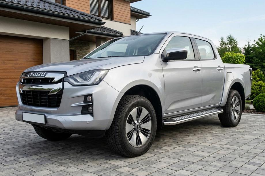 Isuzu D-Max 2019- Seitenschweller Maydos V2 (2 Stk., Aluminium & Edelstahl) Image