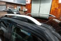Nissan Juke 2010-2019 Dachreling CROWN (grau matt) Foto 2
