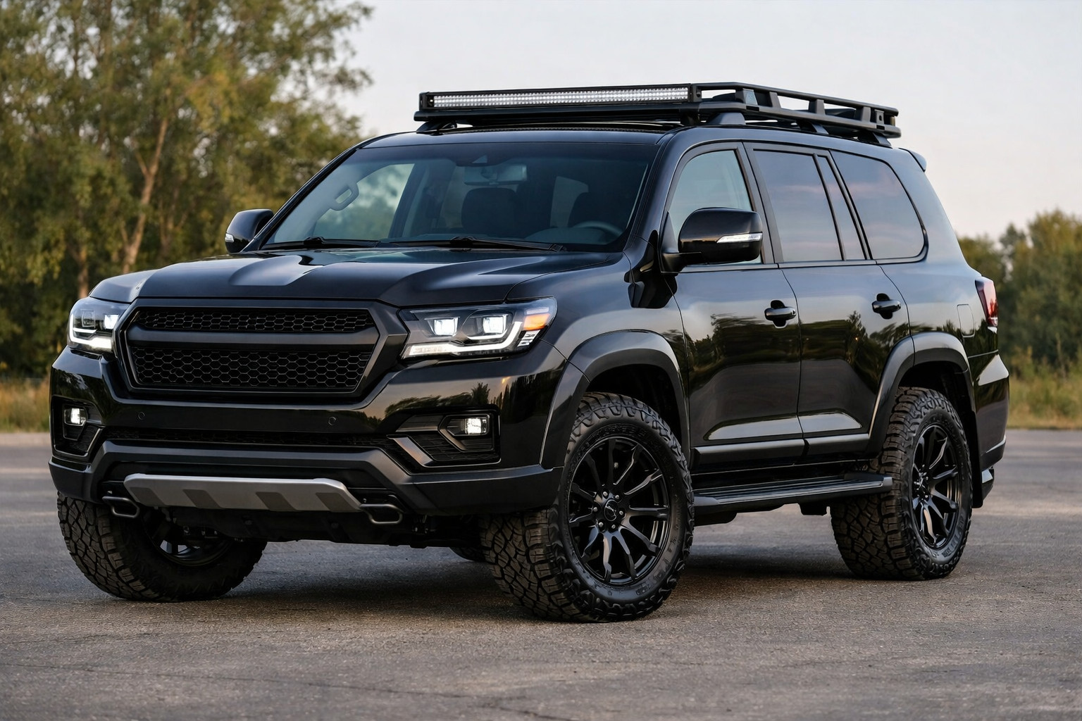 Upgrade-Plan für Toyota Land Cruiser 200 für einen moderneren Look