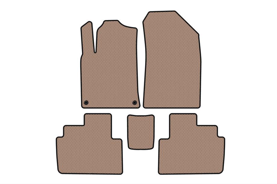 Peugeot 407 2004-2011 Gummimatten Carsuit (SW, beige) Image