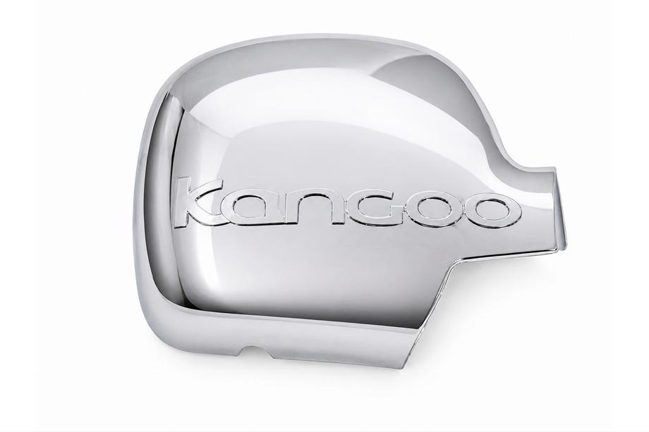 Renault Kangoo 2008–2020 Spiegelabdeckung 2008-2013 mit Logo rechts (1 Stk.) Carmos - Verchromter Kunststoff Image