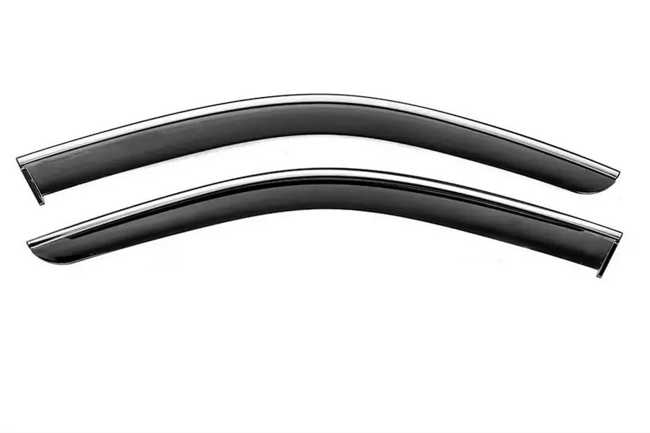 Mercedes GLE/ML class W166 2011-2018 Windabweiser mit Chromleiste Niken Luxury (2 Stk) Image