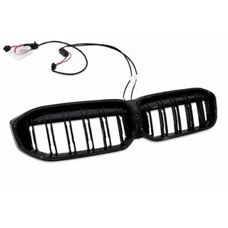 M-Look LED Nierengrills (2022+, Schwarz Hochglanz) BMW 3 Series G20/G21 2018- Foto 4