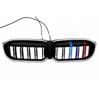 Nieren-Kühlergrill M-Color LED (2022+, Schwarz Hochglanz) Foto 2