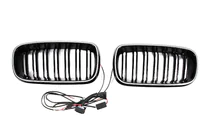 BMW X6 F16 2014-2019 M-Look LED Nieren (Hochglanz Schwarz) Foto 6