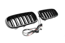 BMW X6 F16 2014-2019 M-Look LED Nieren (Hochglanz Schwarz) Foto 9